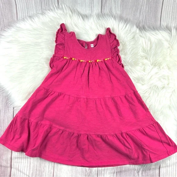 Tea Collection Girls Size 7 Summer/Spring Bundle 🌸 Dress Romper Bike Shorts - Picture 7 of 9